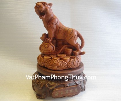 Cọp gỗ nhỏ - vương gia phong chàm A203